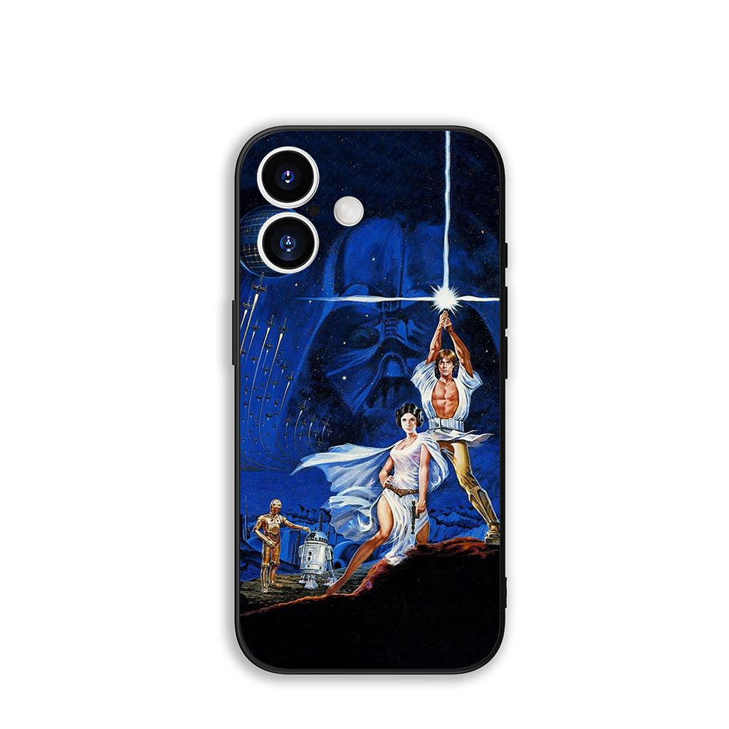 for Apple iPhone 16 15 14 Plus 13 12 Mini 17 Pro Max + 16E Air 16+ ProMax Phone Cover Case Stars Darths Wars Vader