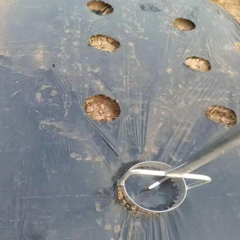 Metal Film Puncher Vegetable Planting and Transplanting Agricultural Film Breaker Plastic Films Puncture Gardening Tool