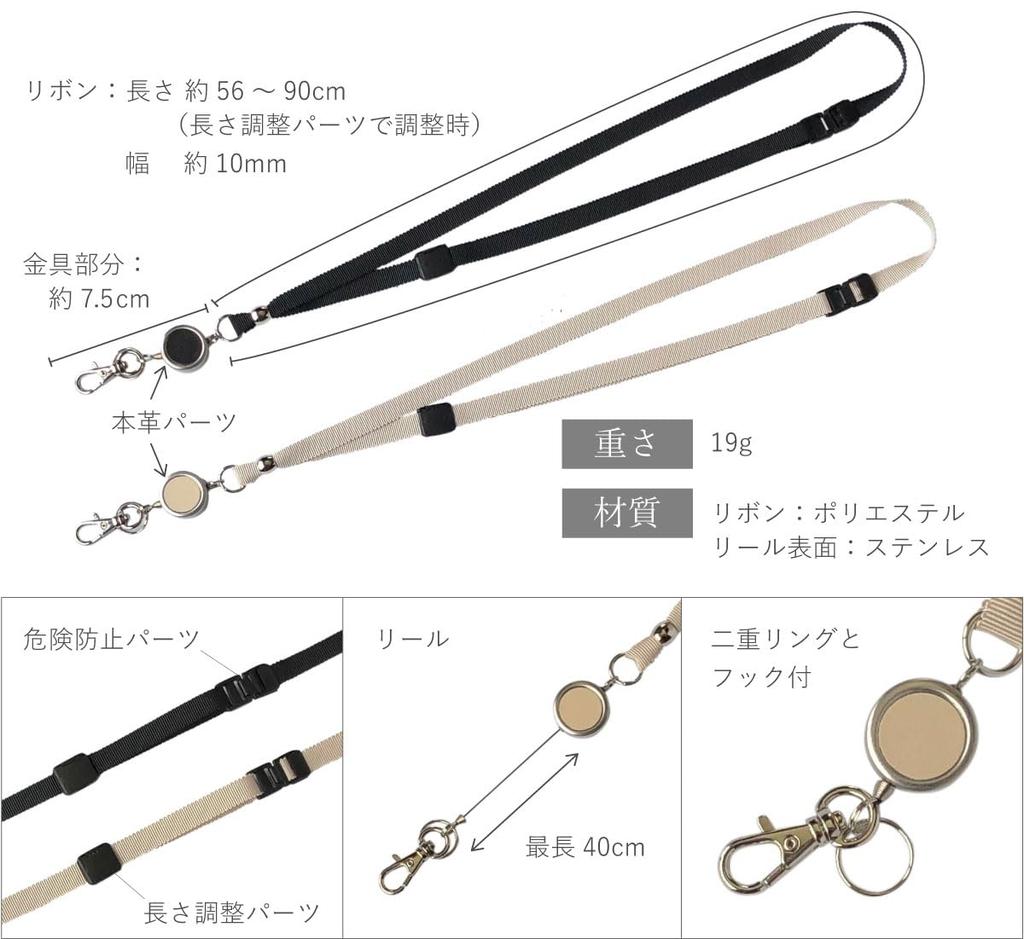 Держатель для ID-карты Двусторонний Натуральная кожа со шнурком для ношения на шее Темно-синий S301675 A.Y.Judie S51-232