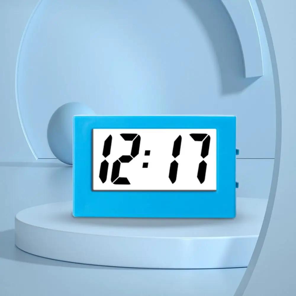 Прочные Маленькие Мини Треугольные Часы ABS Бесшумные Настольные Цифровые Часы Электронные Простые Офисные