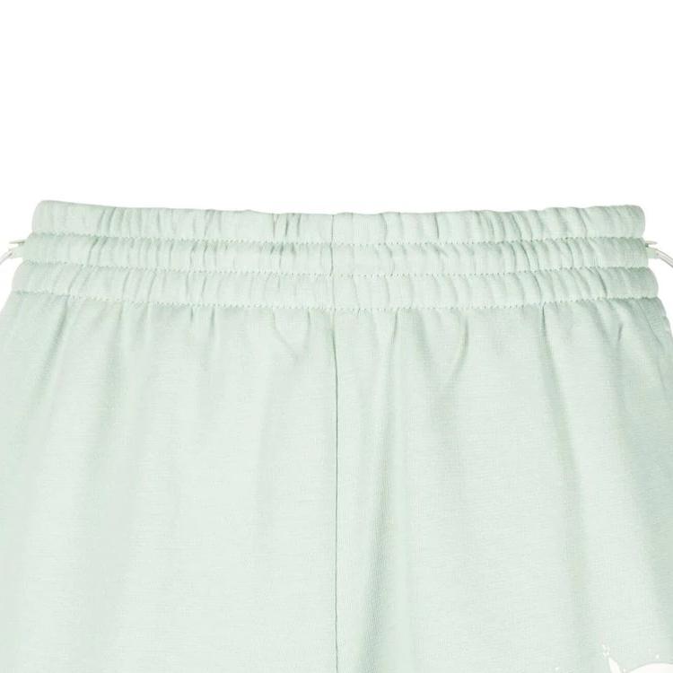 Moncler SS23 Logo Print Elastic Waist Straight Leg Shorts Women shorts Green I10938H00019899TR80B