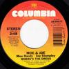 7-дюймовая пластинка MOE BANDY & JOE STAMPLEY - Where's The Dress 3804477 Columbia 1984 US Folk Б/У