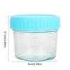 6pcs with Scale Dipping Sauce Cup Reusable Salad Dressing Container Mason Jar Baby Food Jar  Honey