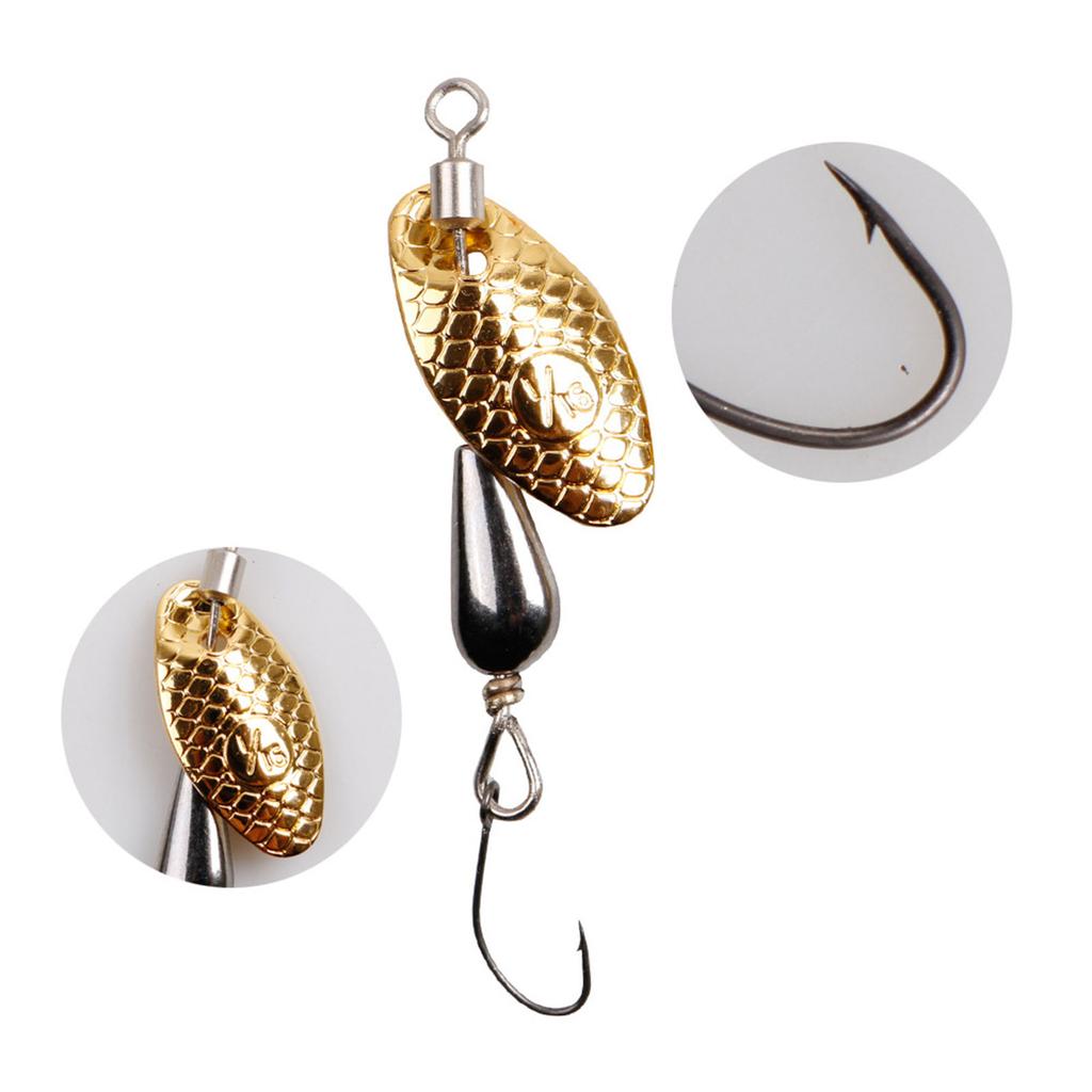 5 шт. Ловля форели, блесны, приманки, металлические твердые приманки с тройным крючком, блестки, приманки, воблеры, простые в использовании