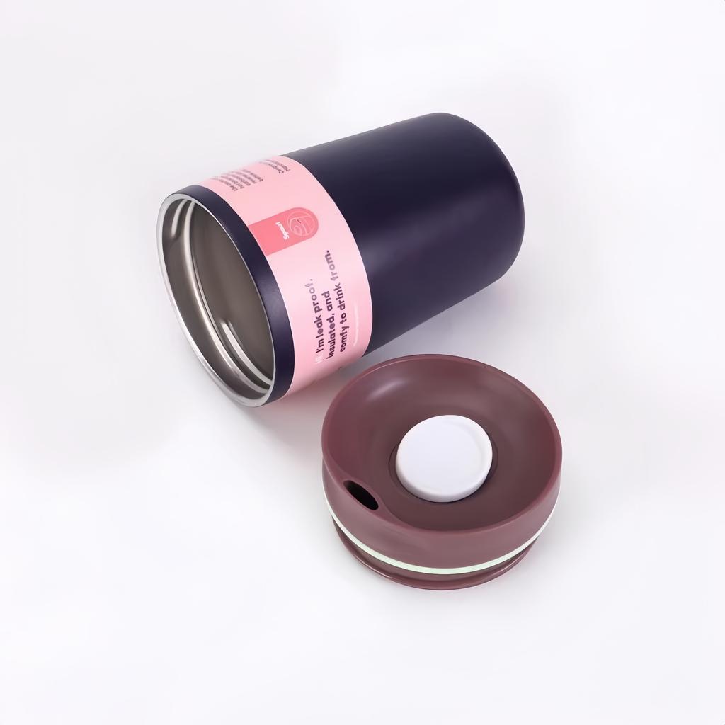 12oz/20oz Large Capacity Car Mounted Stainless Steel Thermos Cup Travel Thermos Bottle Coffee Mug Vacuum Flask Insulated Cups