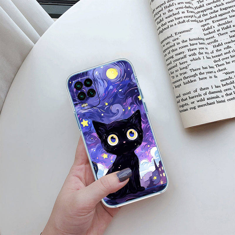 JO9 Cat Kitten Meow Phone Case for Motorola G34 G32 G31 G14 G84 G62 E32 G24 G72 G71 G73 G85 G200 G60S G60 G52 G51 G50 G42 G41 G32 G30