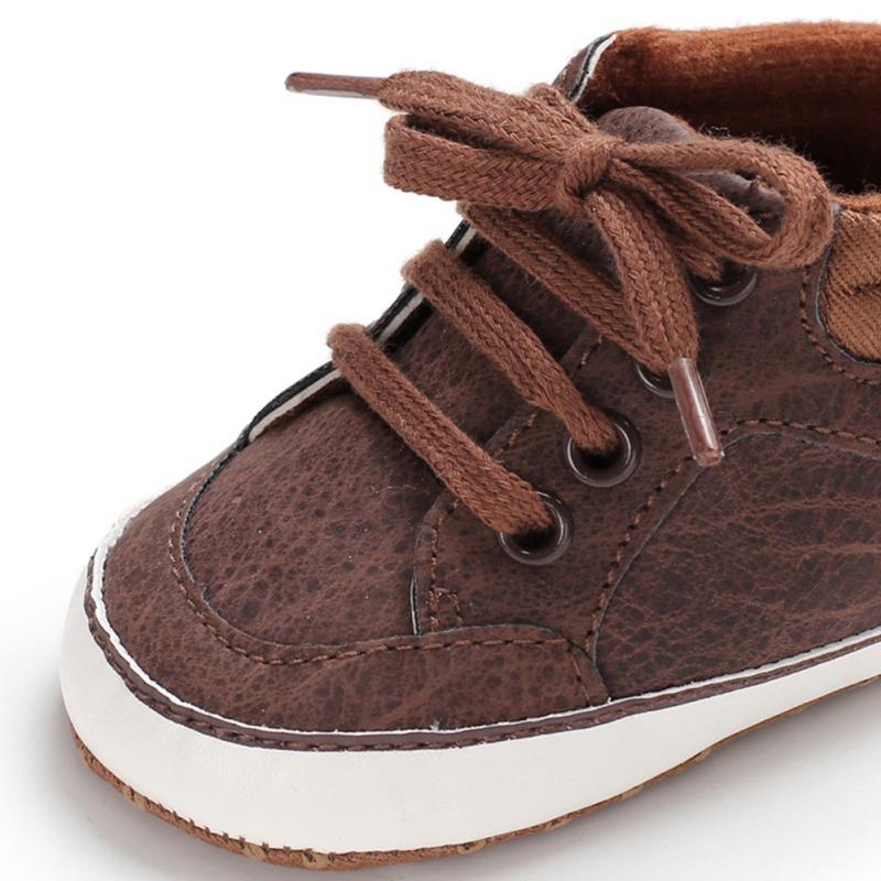 Baby Infant Shoes First Walkers for Newborn Kids Soft Sole Non-Slip Crib Sneakers