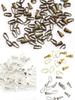 Home Party Supplies Pinch Bails Accessories 100pcs 7mm Clip Clasp Necklace Pendant Jewelry Findings Buckle Connectors DIY