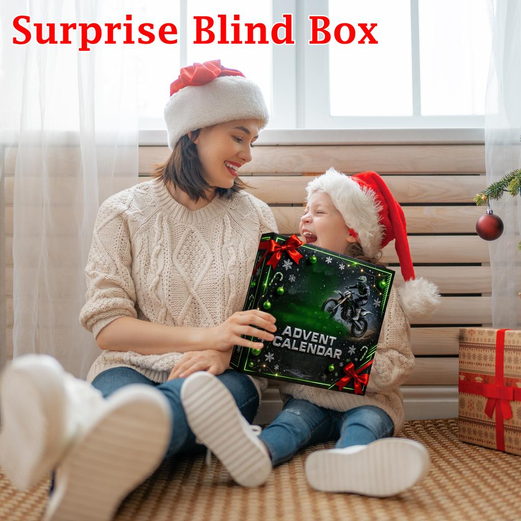 2D Plane+airplane Box +24PC+ Fitness Decoration Advent Christmas Countdown Box Calendar