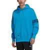 Adidas Оригинальные мужские топы с капюшоном и длинным рукавом с логотипом Trefoil Solid Drawstring HM1872