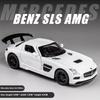 1:32 Mercedes Benz SLS AMG супер спортивный автомобиль литой модели автомобиля звук и свет детская игрушка украшения мальчик подарок коллекция хобби