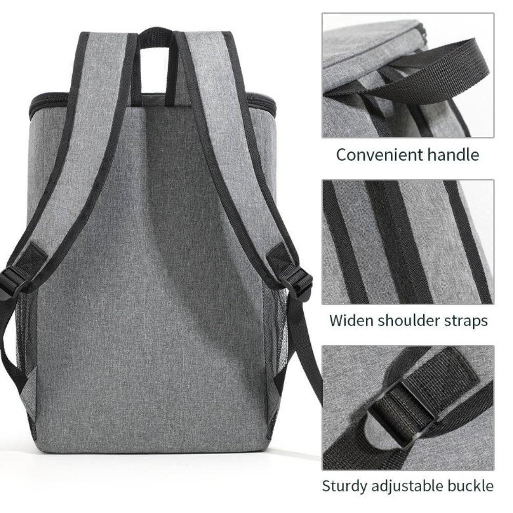 Oxford Insulated Backpack Insulated Large Capacity Cooler Bag Portable Thermal Lunch Bag Picnic