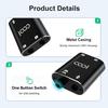 The COOIDEA Stereo Audio along with a audio supports 1 input 2 output or 2 input 1 and is a AUX audio speaker selector for mobile and 3.5mm Switcher,