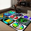 Colorful Geometry Dash Characters Rug Office Floor Mat - Machine Washable for Bedroom, bedroom, livingroom, Room Decor Fan Gifts Christmas