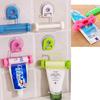 Random 1 Pcs ABS Rolling Squeezer Toothpaste Dispenser Tube Partner Sucker Hanging Holder JM14