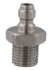 M12X1.25 Quick Connect Adapter Stainless Steel Check Valve