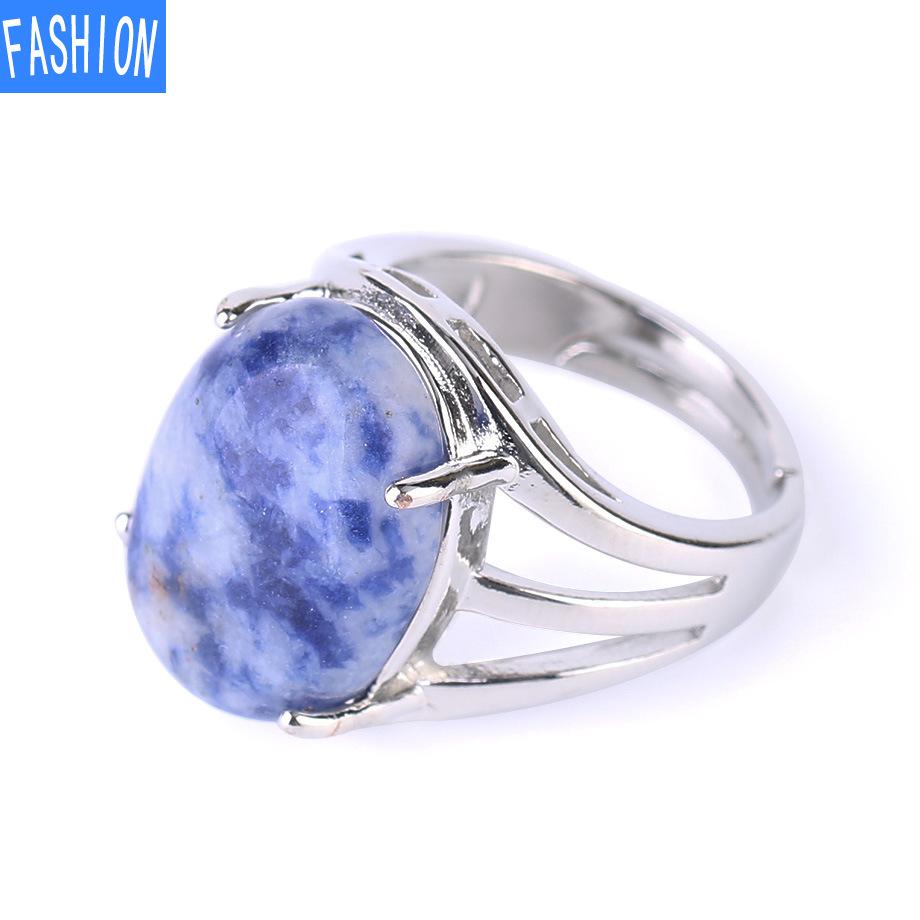 Женские кольца с натуральными кристаллами