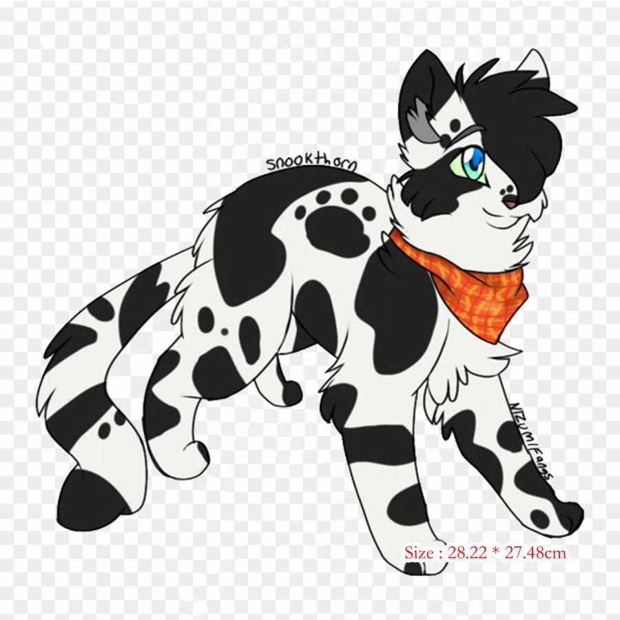 Horse Cat Dalmatian Dog Iron On Heat Transfer Printing Vinyl Patches Sticker for Clothes DIY Appliques Washable Patches