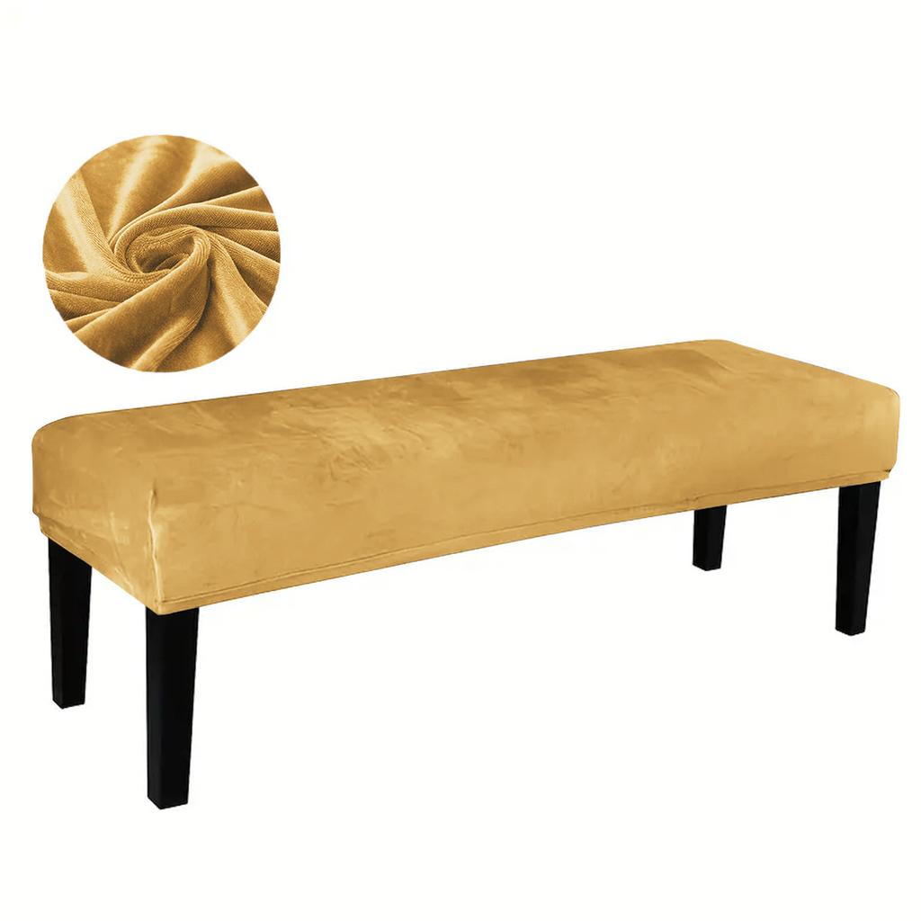 Покрытие для скамьи из флиса «Серебряная лиса», Эластичное, Полностью закрывающее, Пыленепроницаемое, Чехол для скамьи, Чехол для сиденья пианино