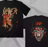 SLAYER Группа Солдат Черная Ретро 90-е Двусторонняя Футболка Унисекс Футболка