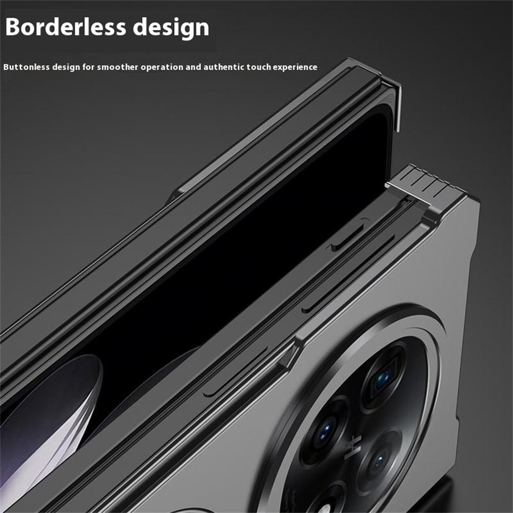 DYONG Металлический чехол для Oppo Find N5 5G Безрамочный Полый Чехол для телефона с теплоотводом и подставкой