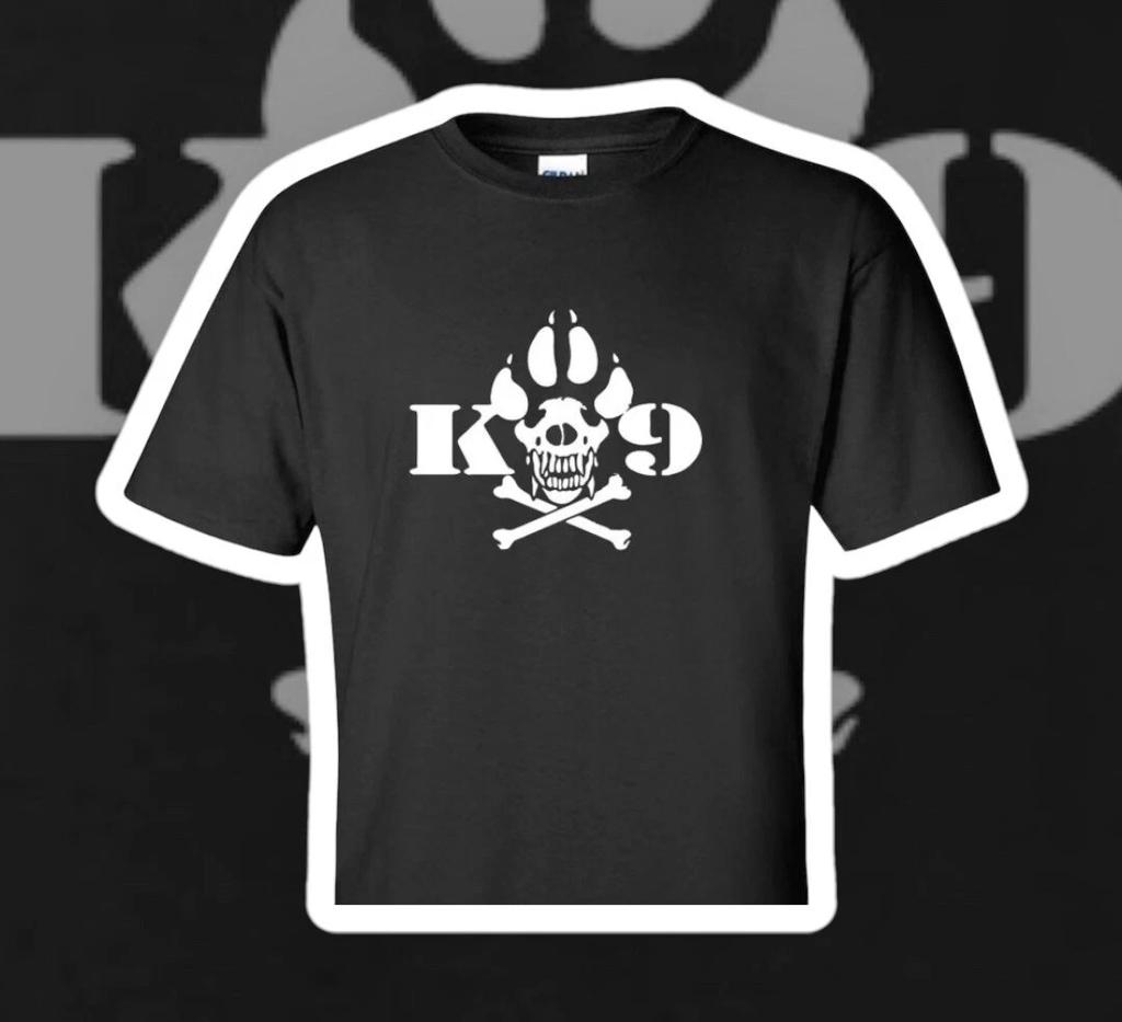 Унисекс Футболка K-9 Paw 100% Хлопок Премиум Футболка S,M,L,XL,XXL