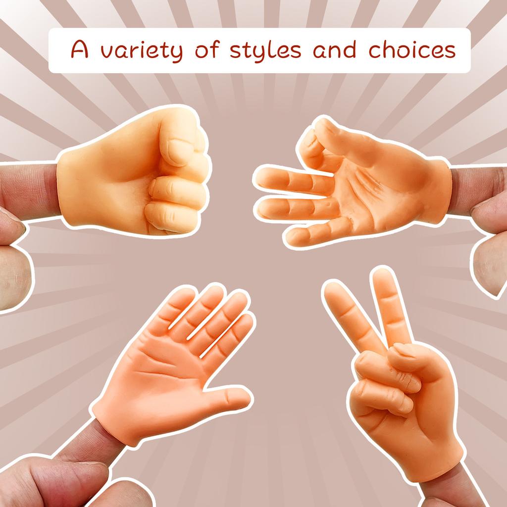 5 шт. Пальчиковые куклы Новинка Смешные Игрушки для Левой и Правой Руки Для Игры и Вечеринки