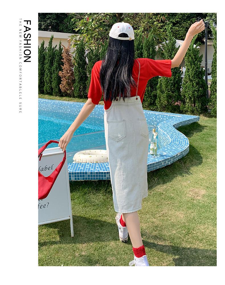 Girls' New Arrival Summer Denim Suspender Skirt - Cute, Slimming, Age-Reducing & Loose Fit