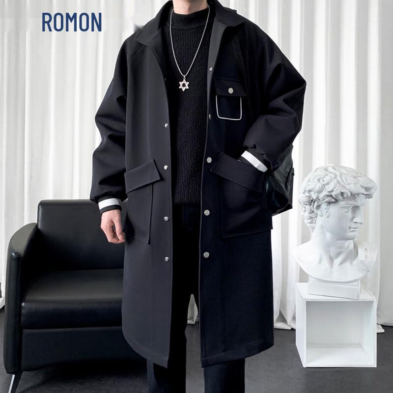 ROMON Мужской тренч средней длины
