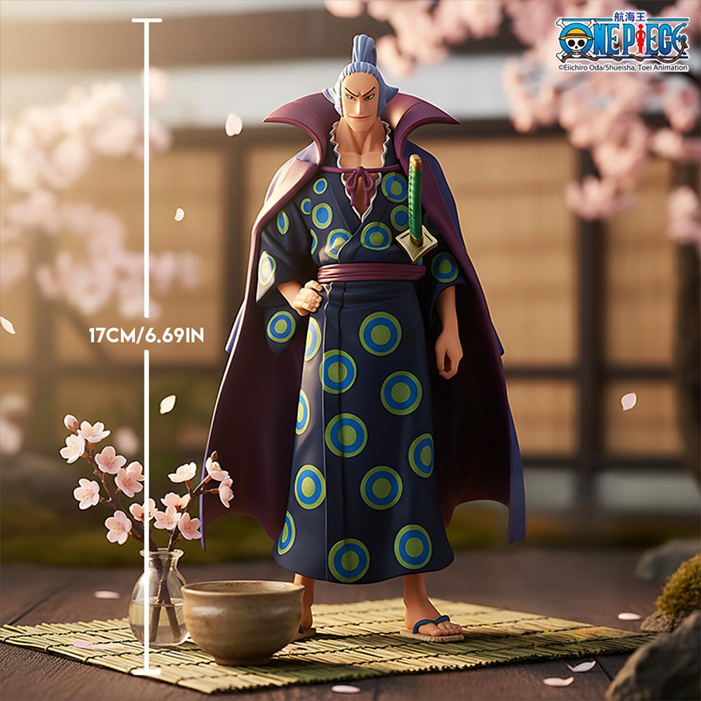 1pc Official One Piece Denjiro Home Decor Figure, Anime Must-Have Gift for Valentine's Day, Birthday Desk.