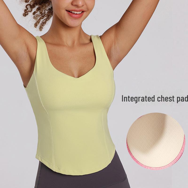 Женский ударопрочный спортивный бюстгальтер для бега и йоги 2023 года: Антипровисание, красивый дизайн спины