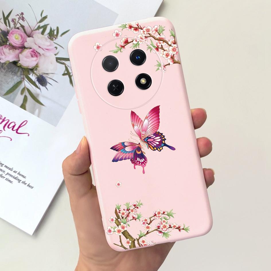 Для Huawei Nova Y91 Чехол Ударопрочный Силиконовый Модный Цветочный Узор Мягкая Задняя Крышка из ТПУ Для Huawei Nova Y61 NovaY91 NovaY61 Capa