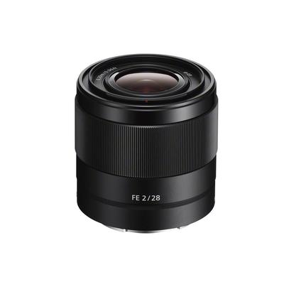 Sony Широкоугольный объектив с фиксированным фокусным расстоянием Полнокадровый FE 28 мм F2 Оригинальный объектив для цифровой однообъективной камеры SEL28F20 [байонет E]