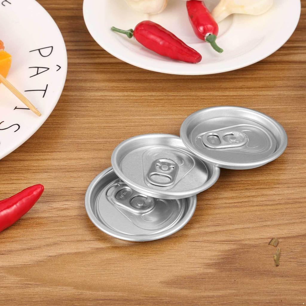 20 шт. Крышки для банок, Защитные крышки с кольцом для открывания банок с газировкой, Крышки для банок с напитками