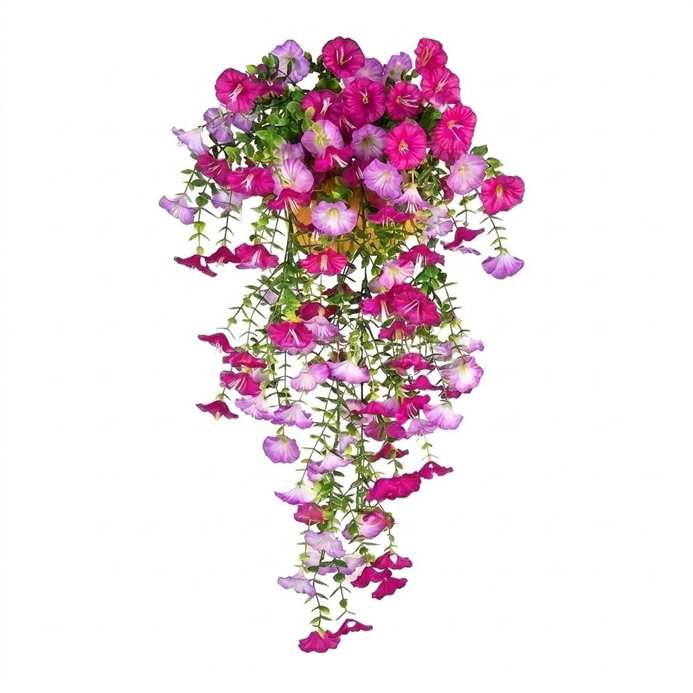 Blooming Flowers Artificial Morning Glory Flowers DIY Balcony Garden