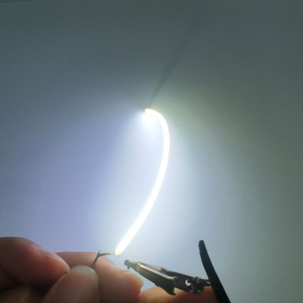 Free Cut 3V Flexible LED Filament for LED Bulb 25mm 80mm 110mm 128mm 190mm 255mm 300mm DIY Edison Bulb Parts COB LED Diode