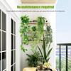 DEECOZY Artificial Hanging Plants, 4 Pack Fake Hanging Plants with Pot, Greenery Faux Fake Ivy Decor, Fake Potted Plant, Fake Ivy Faux Plant for Indoo