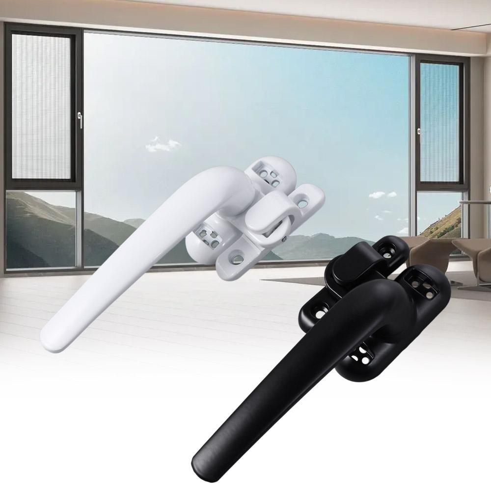 for Home with Lock Aluminium Zinc Zinc Alloy Window Hardware Window Handle Lock Casement Window Wheel Handle