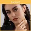 Alloy Geometric Fashionable Earrings For Women In Chic Gold Finish Plated