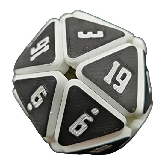 3D-печатный кубик D20 игрушка для снятия стресса и тревоги, портативная дорожная многосторонняя игрушка-непоседа