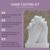 3D Hands Mold Casting Handprint & Footprint Diy Craft Set Romantic Sculpture Mould Clone Powder Set For Anniversary Keepsake
