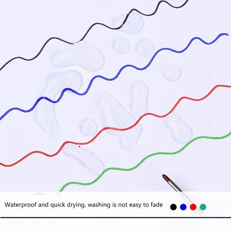 5pcs Long Nib Marker Pens Waterproof, Fast Drying Deep Reach Marker Perfect for Deep Holes in Metal and Wood Crafts