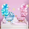 Baby Stroller Shape Balloons for Children Cradle Birthday Party Decoration Baby Party Home Decoration Gift