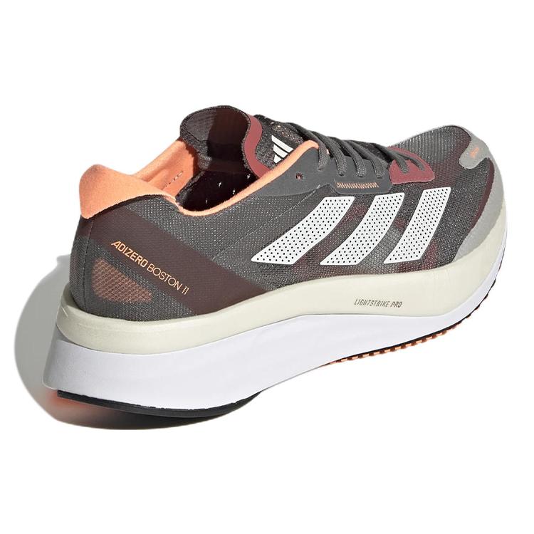 New Adidas Adizero Boston 11 'Grey Beam Orange' Women's GY8406