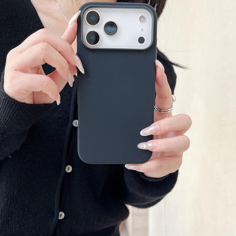 New Pure Color Liquid Silicone Case for iPhone 17 Pro Max: Anti-Fall Design