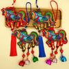 Year of The Horse Mascot Pony Tassel Pendant Embroidery Horse Hanging Decor  Collectible