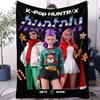 K Pop Охотники на демонов Тепло Фланелевое одеяло Покрытие Мягкое Многофункциональное Декоративное одеяло Универсальные одеяла Рождественские подарки