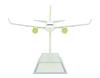 ДИНАСТИЯ ТАН 16см Корейский Jinair B737 Модель самолета из сплава Игрушка 1/400