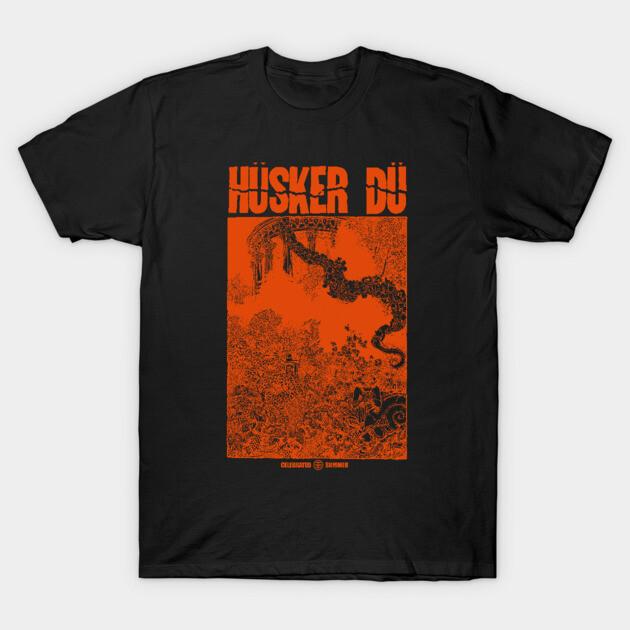 Asian Size Cotton Unisex Tshirt Print T-shirt Husker Du - Celebrated Summer T-shirt No-Cut Print Regular Fit