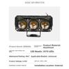 Super Bright Hi/Low Beam Fog Lamps Dual Color Driving Light  for Car Trucks SUV UTV